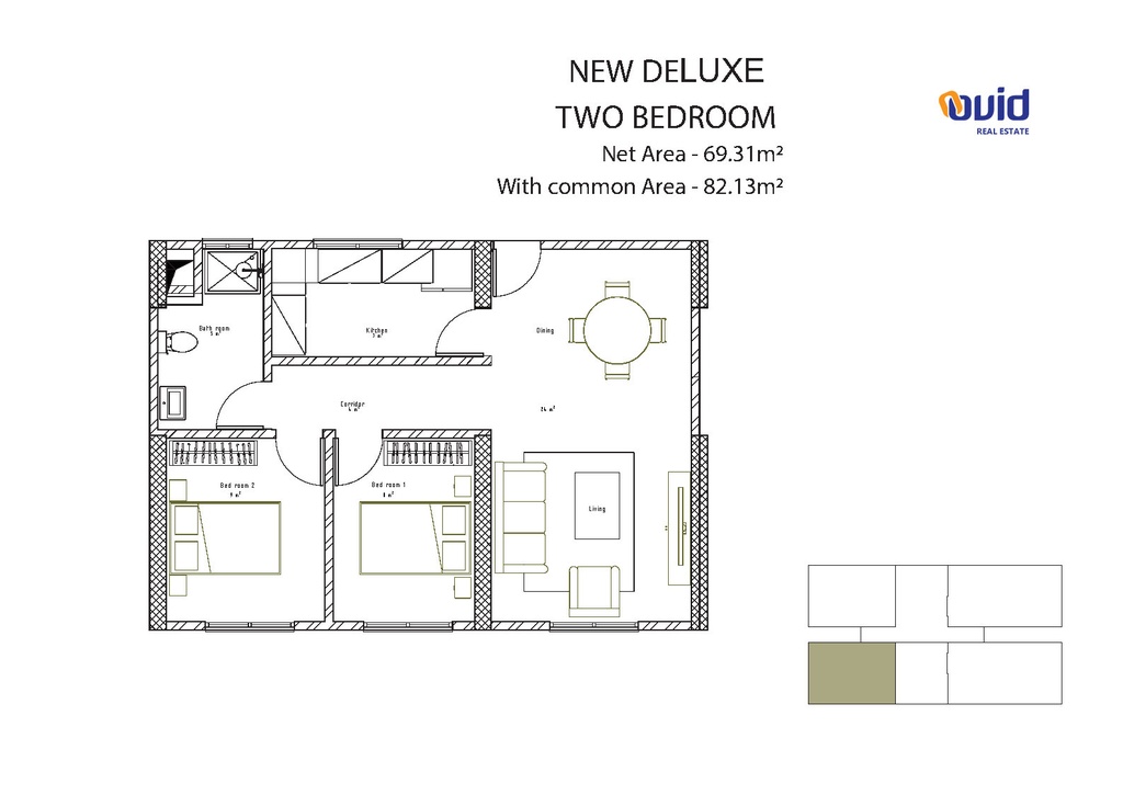 2 Bedroom 82.13 Sqm